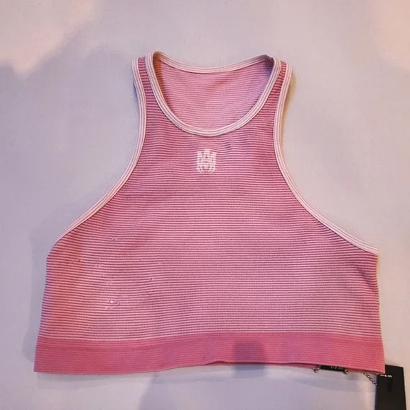 NWD$590 AMIRI Ma Embroidered Seamless Racerback Bra Sz XS/ Small - Picture 13 of 15